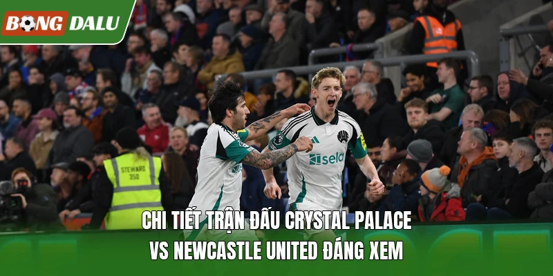 Chi tiết trận đấu Crystal Palace vs Newcastle United đáng xem
