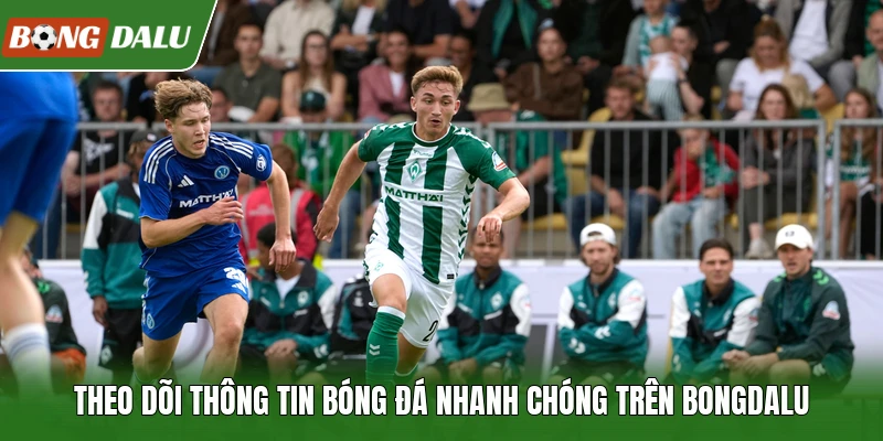 Theo dõi thông tin bóng đá nhanh chóng trên Bongdalu